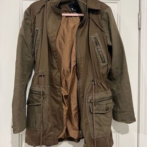 Totally Tally Olive Green Utility Jacket
